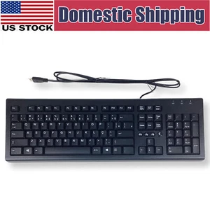 Wired USB Replacement 104-Key English Keyboard for Windows 7/2000/ME/Vista/XP/PC - Picture 1 of 11