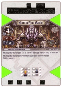 1x Morning Star Warrior EOJ SET1 #077 PS3 Eye Of Judgment English NM/UNPLAY C - Picture 1 of 1