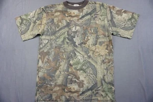 Vintage RedHead Shirt Mens Large Brown Advantage Timber Camo Single Stitch USA - Picture 1 of 8