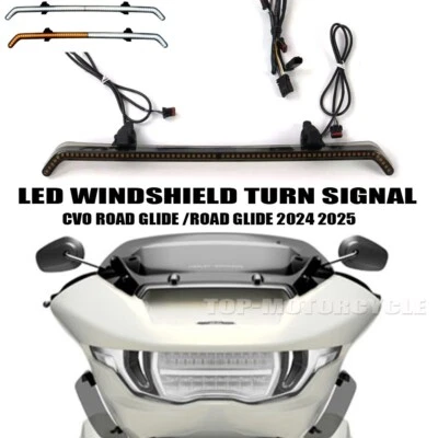 NUEVO 2023-2025 Señal de giro LED delantero para Harley CVO Road Glide FLTRXSE Foto 1 de 4