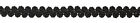 French Gimp Braid Trim, Style# Fgs, Color# K9 - Pure Black [Sold By The Yard]
