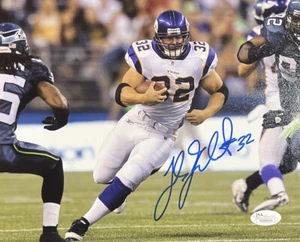 Minnesota Vikings Tobt Gerhart Signed 8x10 JSA Hologram - Picture 1 of 1