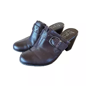 Zuecos de tacón BORN CONCEPT B.O.C para mujer talla 6 marrón con hebilla tachonada occidental - Imagen 1 de 13