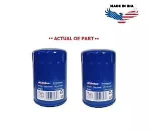 2 X GENUINE OE OIL FILTER FOR CHEVROLET TAHOE SUBURBAN SILVERADO 5.3L 2015-2021 - Picture 1 of 2