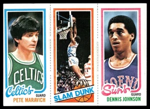 Pete Maravich / Free / Johnson | 1980-81 Topps #38 / 194 / 264 | EX-NM - Picture 1 of 2