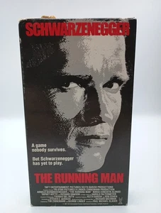 The Running Man (VHS, 1987, Vestron Video) Arnold Schwarzenegger, Jesse Ventura - Picture 1 of 10