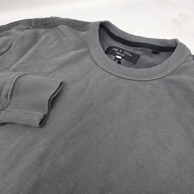 Rag & Bone Green Raw Edge Sweatshirt Pullover Men's Small S - Image 1 of 4