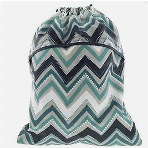 Bolso con cordón Thirty-One Cinch Sac Dotty Chevron - Imagen 1 de 7