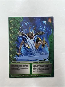 Bakugan NAVAL RELIC Green Ability Card BA1292-AB-SM-GBL 43/48f MECHTANIUM SURGE - Picture 1 of 4