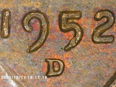1952 D Lincoln Cent DDO - Image 1 of 4