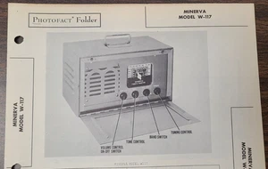 RADIO FOTOFACTO "TROPIC MASTER" MODELOS MINERVA W-117 - Imagen 1 de 1