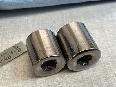 Kobalt 2pc 3/8 Drive 12pt SAE Sockets, 11/16in. & 3/4in., USA Made - Orange Tag - Image 1 of 4