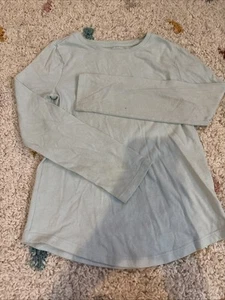 Light Blue, Long Sleeve Shirt, Girls Size (6-6x) - Picture 1 of 2