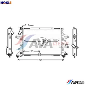 RADIATOR ENGINE COOLING OLA2364 FOR VAUXHALL ZAFIRA/Mk/II ASTRAVAN OPEL 4cyl - Picture 1 of 10