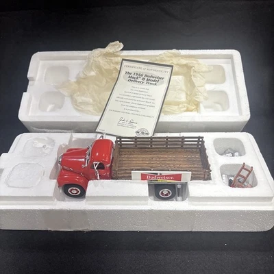 Camión de reparto Matchbox Collectibles Budweiser 1956 Mack B en caja y completo Foto 1 de 4