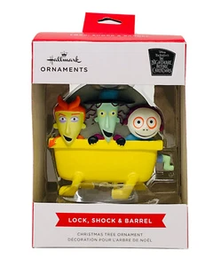 Hallmark Nightmare Before Christmas Ornament Lock, Shock, and Barrel NEW 2021 - Picture 1 of 4