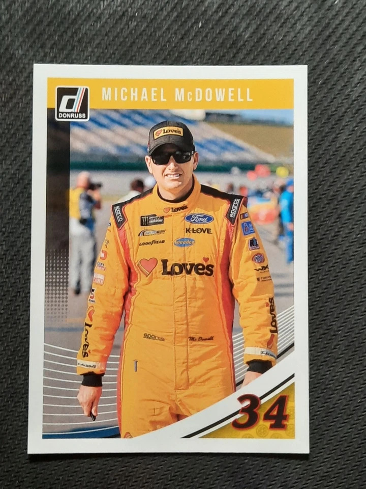 2019 Donruss #45 Michael McDowell - Image 1 of 4