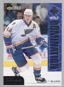 * 1997-98 Collector's Choice - World Domination #W14 - CHRIS PRONGER - Picture 1 of 2