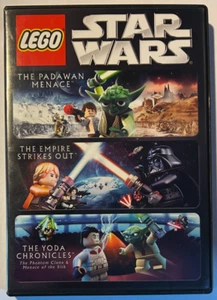 LEGO Star Wars DVD The Padawan Menace The Empire Strikes Out The Yoda Chronicles - Picture 1 of 2