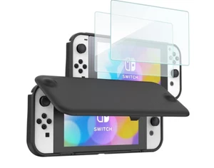 ✨ProCase Flip Cover Nintendo Switch OLED 2 Pack Tempered Glass Screen Protecter - Picture 1 of 6