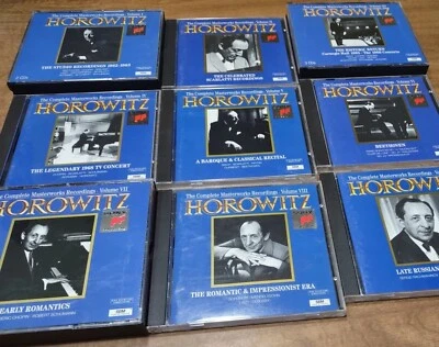Horowitz COMPLETE Masterworks Recordings VOL 1-9 Sony No Slipcase Foto 1 de 3