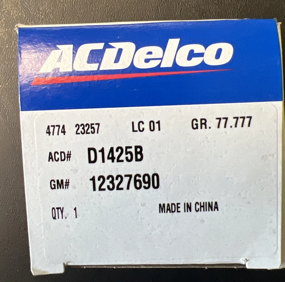 Cerradura de maletero D1425B AC Delco nueva para Chevy GM 12327690 nueva B-37 Foto 1 de 4