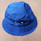 UV Skinz UPF 50+ SunWear Youth Bucket Hat Sz 7 Blue Reversible Construction n2a