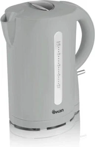 Swan Jug Kettle with Rapid Boil Detachable Filter SK18121GRYN 1.7L 2200W Grey - Afbeelding 1 van 3