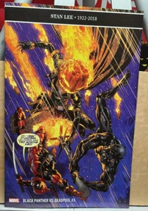 Black Panther vs Deadpool #3 de 5, tributo a Stan Lee, Marvel Comics 2019 - Imagen 1 de 8