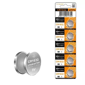 5x Pila boton bateria original Litio CR1632 3V DL1632 ER1632 GPR1632 Koonenda - Zdjęcie 1 z 11