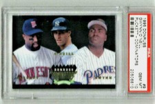 1995 Gwynn/ O'Neil/ Puckett Donruss Dominators PSA 10
