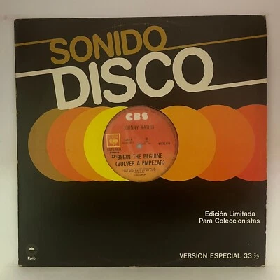 JOHNNY MATHIS - BEGIN THE BEGUINE - 1979 MEXICAN 12" SINGLE RED TRANSLUCENT WAX - Image 1 of 4