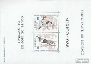 Monaco Block33 (complete issue) unmounted mint / never hinged 1986 Football-WM - Picture 1 of 1