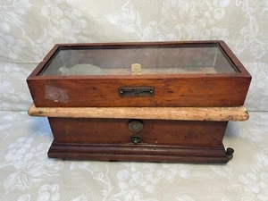 Antique Henry Troemner Scale Flip Lid Brass Plate Marble Top - Picture 1 of 12