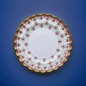 Spode Fleur De Lys Red Y7481 Side/Tea Plates 16 x 16 cm - Picture 1 of 8