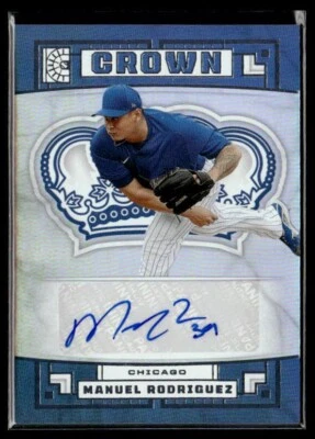 L9,713 - 2022 Panini Capstone Crown Autographs #64 Manuel Rodriguez Auto - Image 1 of 2