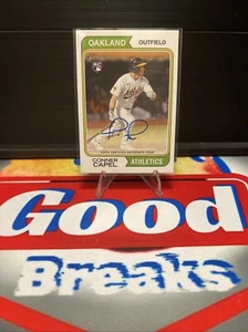 2023 Topps Heritage - Real One Autographs #ROA-CCL Conner Capel (AU, RC) - Picture 1 of 2