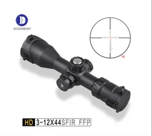 Mira telescópica Discovery Optics HD 3-12x44 SFIR V2 1/10 mil FFP incl. montajes - Imagen 1 de 6