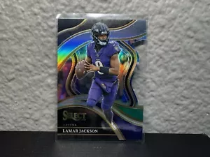 2023 Panini Select Lamar Jackson Silver Prizm Die-Cut Club Level #241 Ravens - Picture 1 of 2