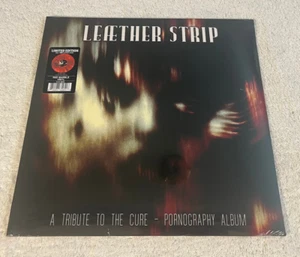 LEDERARMBAND: "A Tribute To The Cure - Pornography Album": NEU 'RED MARBLE' LP - Bild 1 von 5