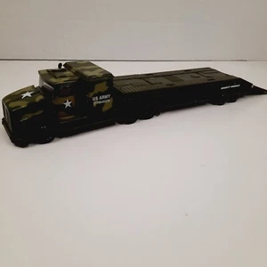 Vintage Soma Mighty Wheels US Army Semi Truck Flatbed  - Picture 1 of 8