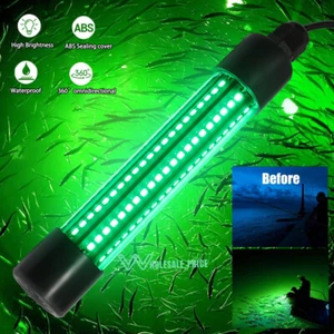 126 LED Underwater Submersible Fishing 12V Light Night Crappie Shad Squid Lamp # - Picture 1 of 20