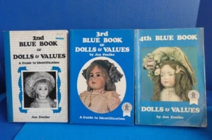 3 JAN FOULKE BLUE BOOK OF DOLL VALUES- EDITIONS 2nd, 3rd, & 4th - Picture 1 of 3