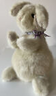 Gund Wiggins Style 3446 Bunny Rabbit Hare Bow 11" Easter Plush Stuffed Animal