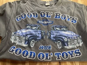 Camiseta Chevrolet Truck Good Ol para niños talla mediana gris - Imagen 1 de 4