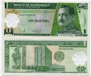 Guatemala 2006 P109 1 Quetzal Polymer Money Unc X 10 Note Lot - Picture 1 of 1