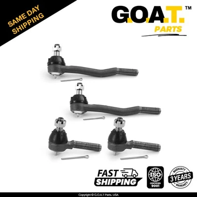 Комплект переднего внутреннего и внешнего анкерного стержня для пикапа Toyota 4Runner 1986-1995 годов выпуска полный привод 4 шт. - Изображение 1 из 4