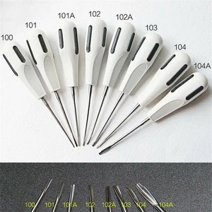 Set Of 8 Luxating Root Elevators Oral Surgery Tooth Extracting Extraction Dental - Picture 1 of 22