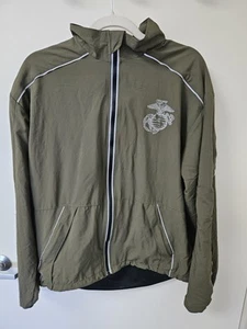 Marine Jacket SND Manufacturing Olive Green Lined Breathable Medium Regular USMC - Picture 1 of 8