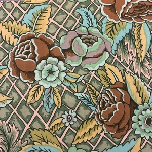 1/4 YD - Kaffe Fassett 'Burnt Wood Rose' for Rowan Westminster Fibers GP47 OOP - Picture 1 of 4